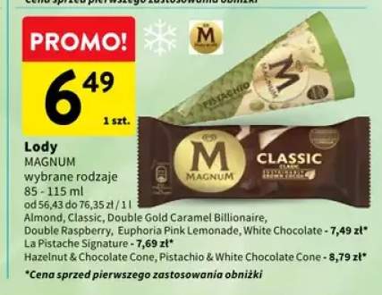 Lody Magnum Almond +8 wariantów