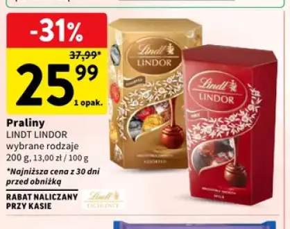 Praliny Lindt Lindor