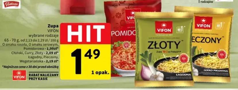 Zupa Vifon o smaku rosołu +8 wariantów