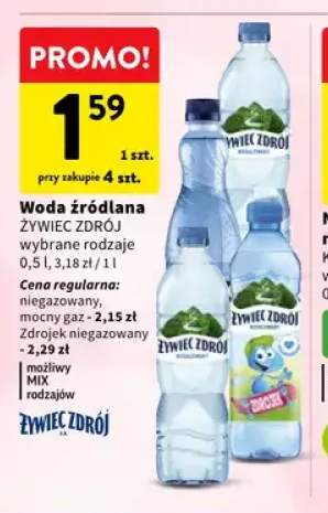 Woda źródlana niegazowana Żywiec Zdrój +2 warianty