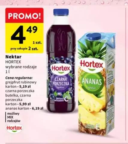 Nektar grejpfrut rubinowy Hortex +2 warianty