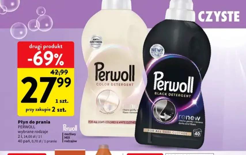 Płyn do prania Black Perwoll +1 wariant