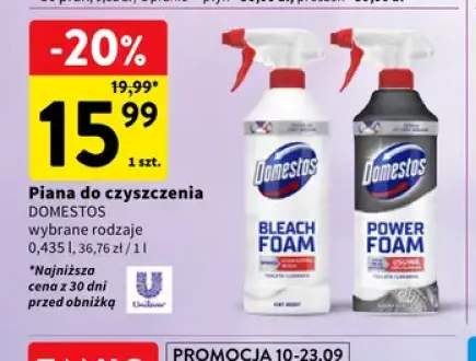 Piana do czyszczenia Bleach Foam Domestos +1 wariant