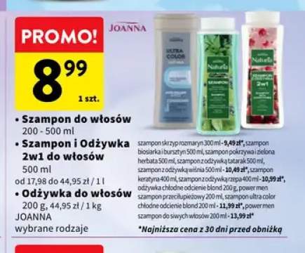 Szampon do włosów Joanna +2 warianty