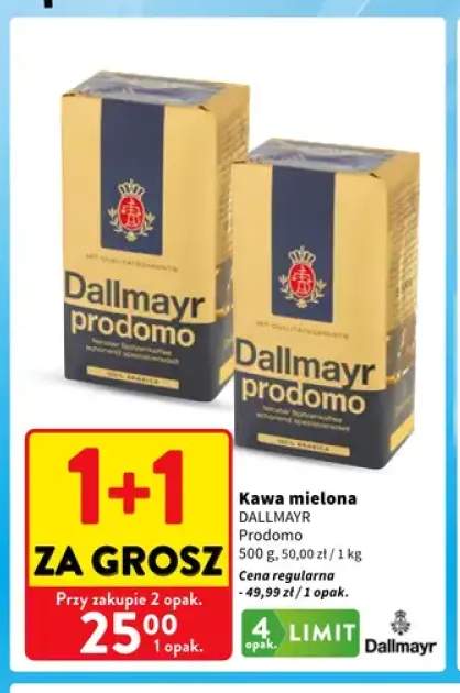 Kawa mielona Dallmayr Prodomo