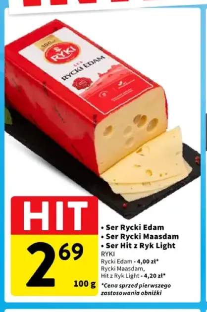 Ser Rycki Edam Ryki +2 warianty