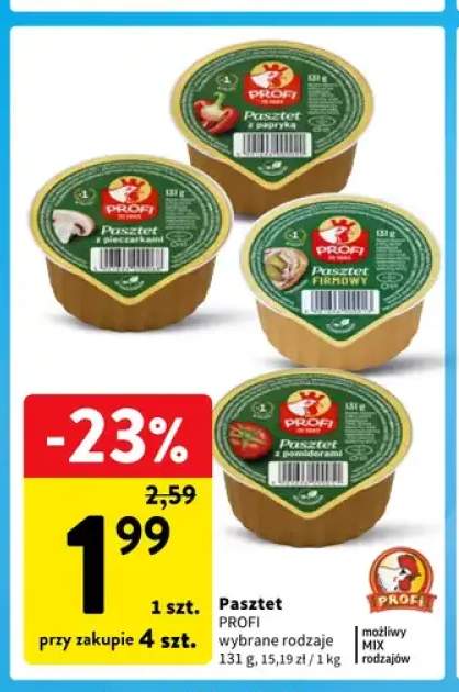 Pasztet z papryką Profi +3 warianty