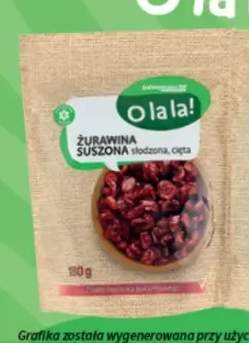 Żurawina suszona słodzona cięta O la la!