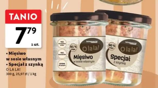 Mięsiwo w sosie własnym O la la! +1 wariant