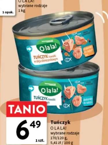 Tuńczyk kawałki w oleju słonecznikowym O la la! +1 wariant