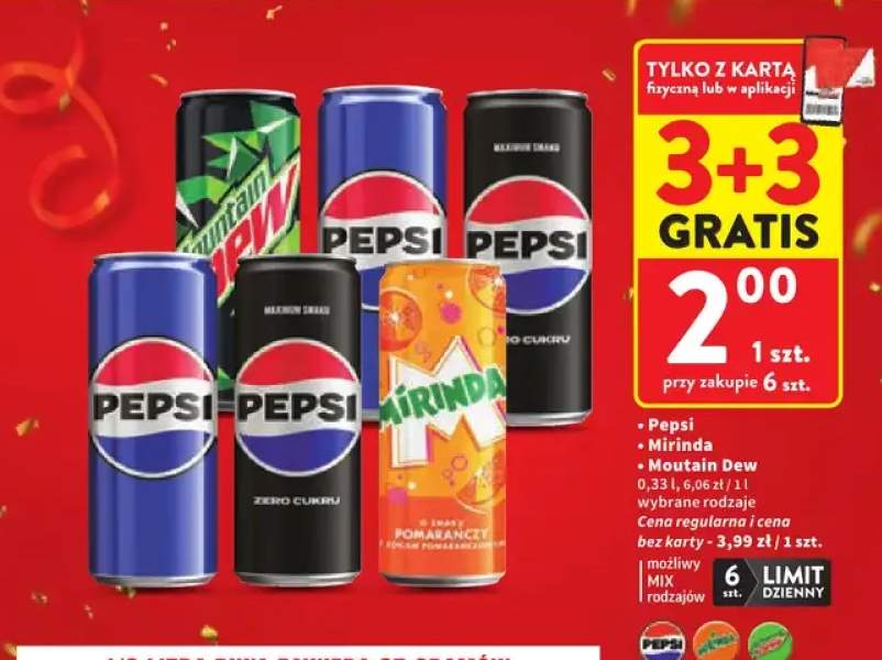Napój gazowany Pepsi +2 warianty