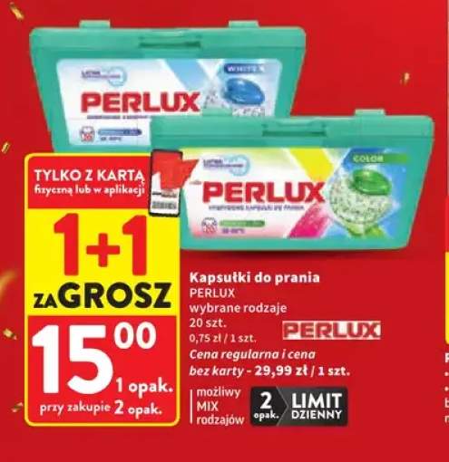 Kapsułki do prania Perlux