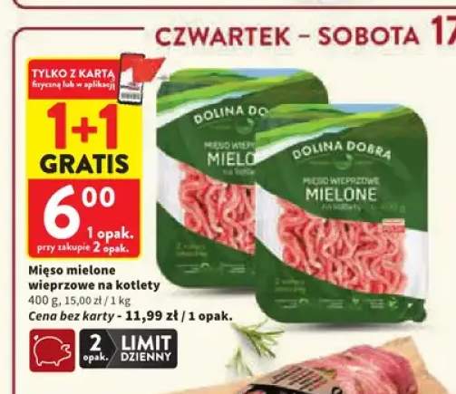 Mięso mielone wieprzowe na kotlety Dolina Dobra