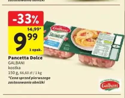 Pancetta Dolce kostka Galbani