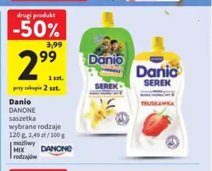 Serek Danio w saszetce Danone