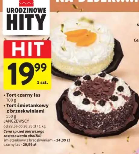 Tort czarny las Janczewscy +1 wariant