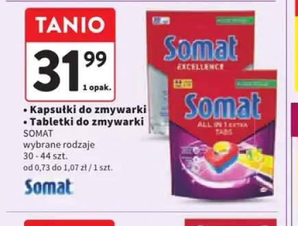 Kapsułki do zmywarki Somat +1 wariant