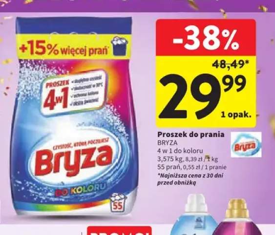 Proszek do prania Bryza 4 w 1 do koloru