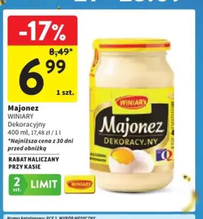 Majonez dekoracyjny Winiary