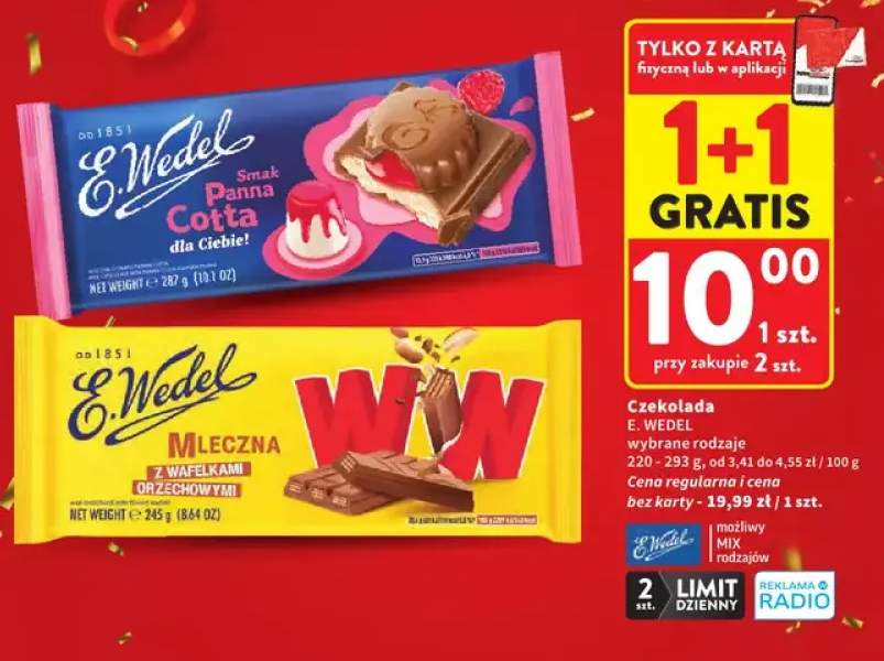 Czekolada smak Panna Cotta +1 wariant