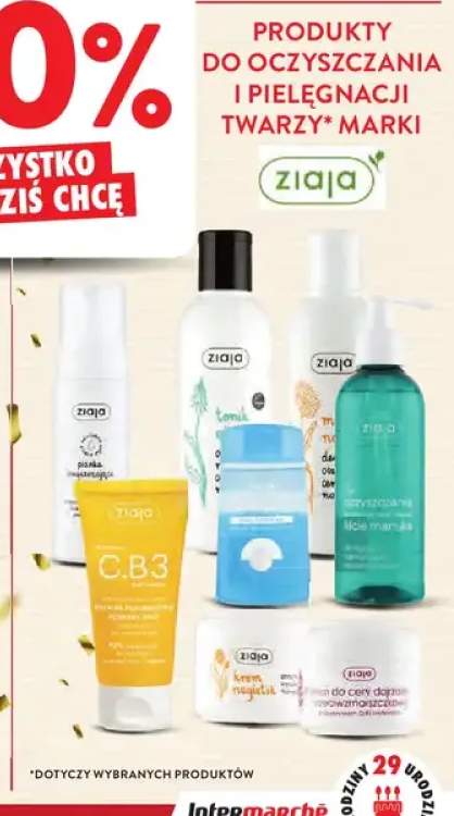 Produkty do oczyszczania i pielęgnacji twarzy marki Ziaja +7 wariantów