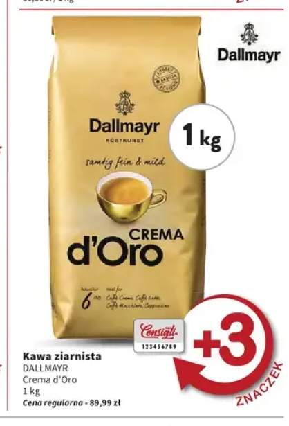 Kawa ziarnista Dallmayr Crema d'Oro