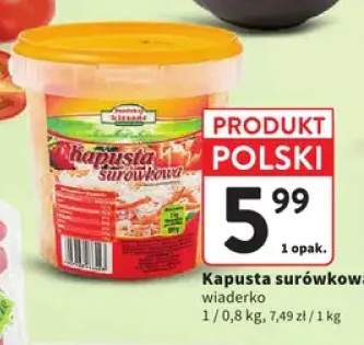 Kapusta surówkowa wiaderko