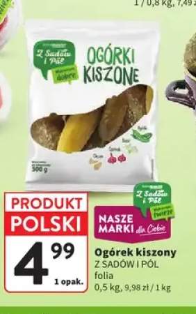 Ogórek kiszony Z Sadów i Pól folia
