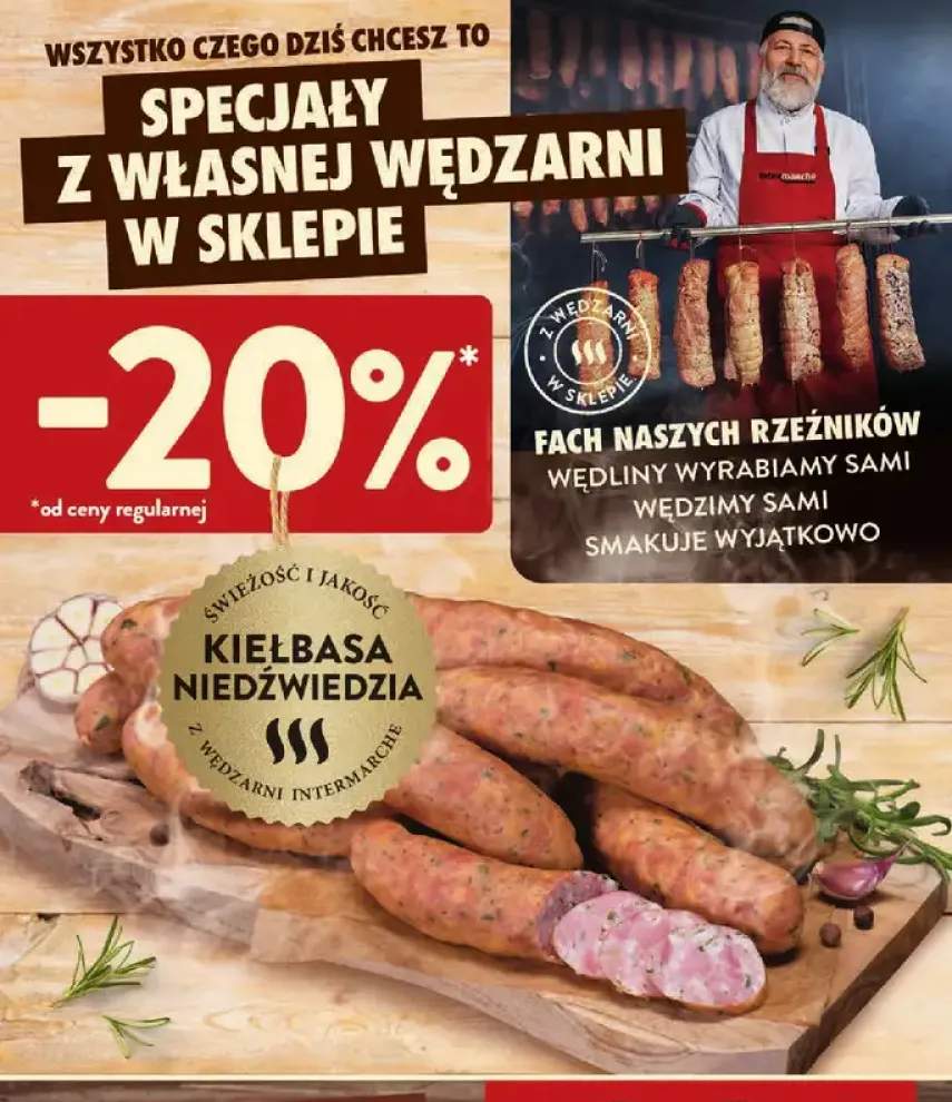 Kiełbasa niedźwiedzia Intermarché