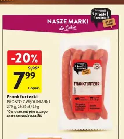 Frankfurterki Prosto z Wędliniarni