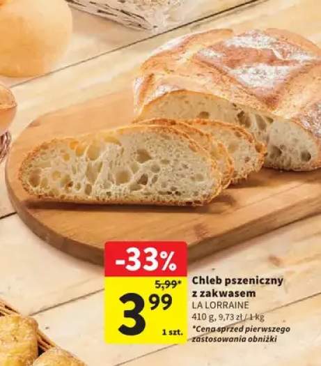 Chleb pszeniczny z zakwasem La Lorraine