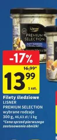 Filety śledziowe Premium Selection Lisner