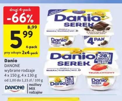 Serek Danio 4-pak Danone