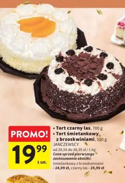 Tort czarny las Janczewscy +1 wariant