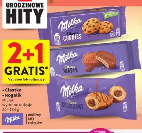 Ciastka Milka Choco Cookies +2 warianty