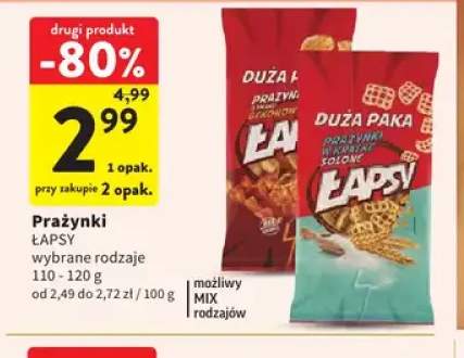 Prażynki Łapsy