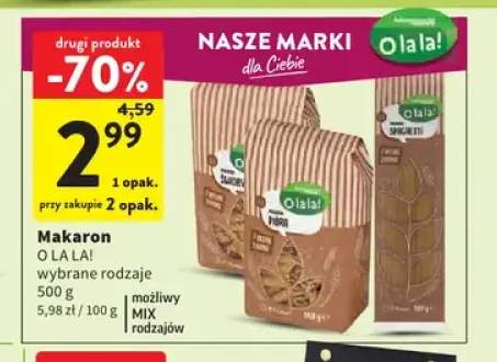Makaron świdry O la la! +2 warianty