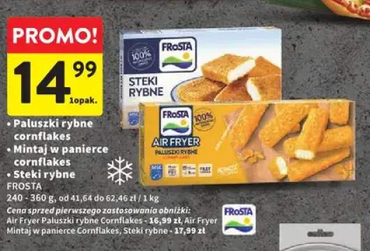 Paluszki rybne cornflakes Frosta +2 warianty