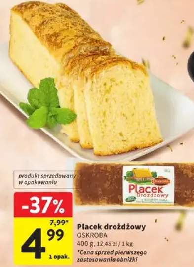 Placek drożdżowy Oskroba