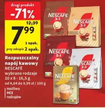 Rozpuszczalny napój kawowy Nescafé