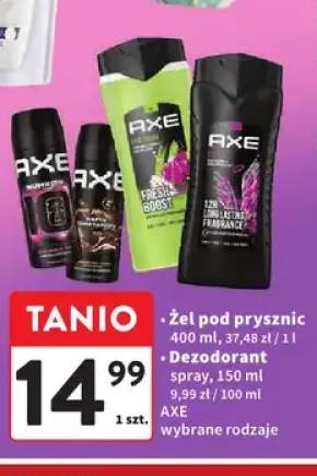 Żel pod prysznic Axe +1 wariant