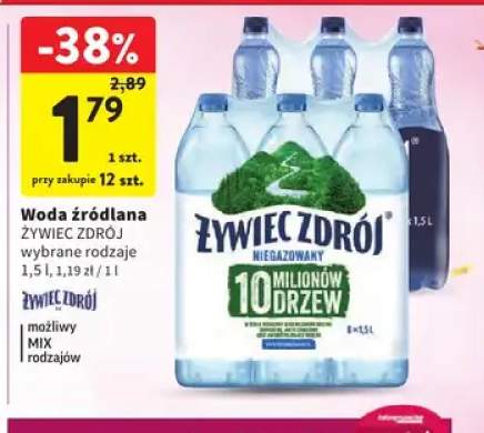 Woda źródlana Żywiec Zdrój