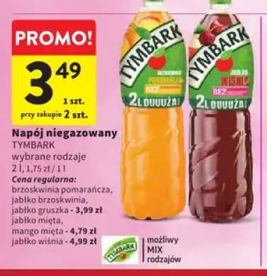 Napój niegazowany Tymbark brzoskwinia pomarańcza +5 wariantów