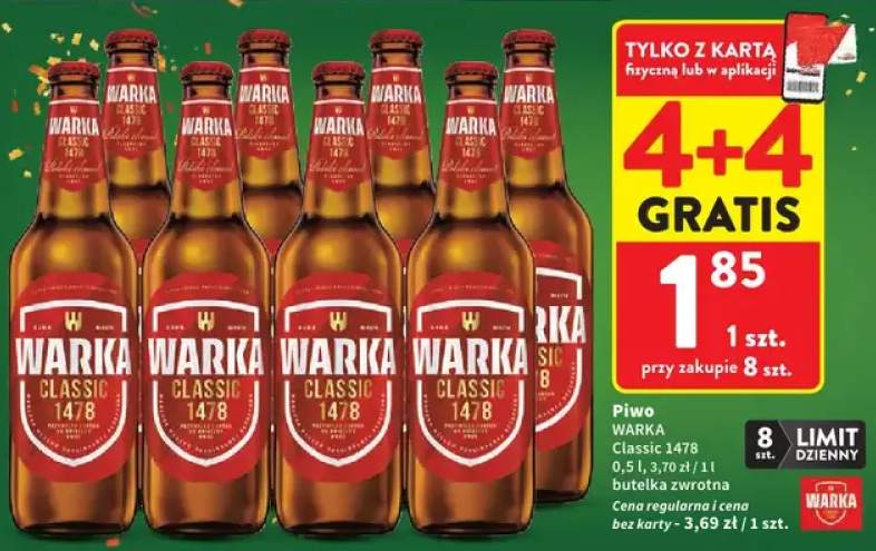 Piwo Warka Classic 1478