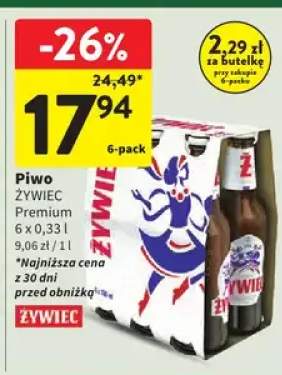 Piwo Żywiec Premium 6-pak