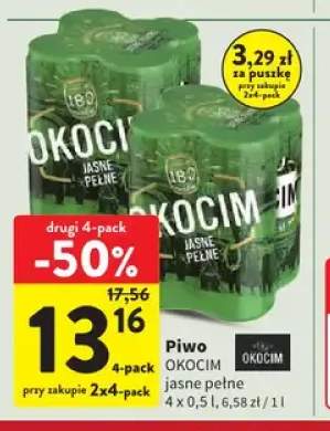 Piwo Okocim 4-pak