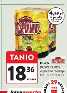 Piwo Desperados 4-pak