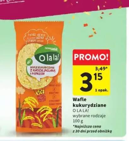 Wafle kukurydziane O la la!