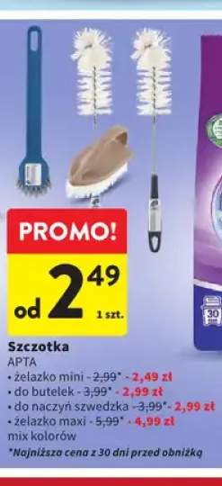 Szczotka żelazko mini Apta +3 warianty