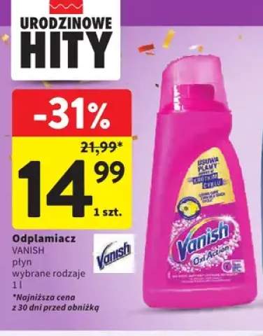 Odplamiacz Vanish płyn